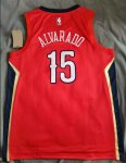 NBA 15 Alvarado New Orleans Pelicans Maillot Rouge